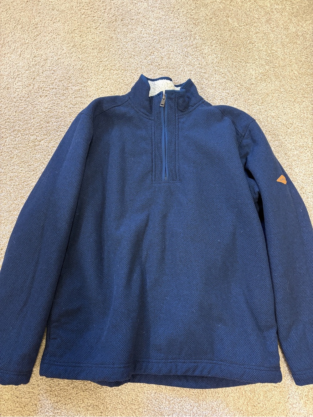 Orvis Navy Half-Zip Pullover Jacket